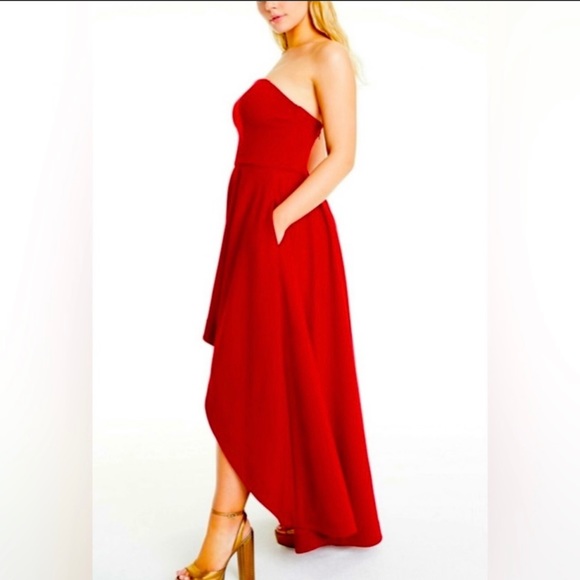 Speechless red high low dress - Picture 6 of 7
